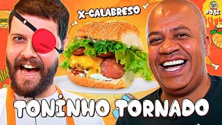 TONINHO TORNADO ALÉM DO CALABRESO  Rango Brabo 82 [upl. by Ydde]