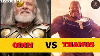 Thanos Vs Odin Who Wins Superhero Shodown [upl. by Wootan828]