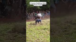 Cheese Rolling WORST FALLS and INJURIES 2023 [upl. by Larimer53]