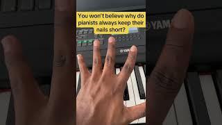 Why do pianists keep their nails short piano relatable nails fyp [upl. by Fesuy]