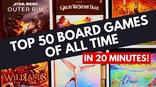 Top 50 Board Games of All Time  In Only 20 Minutes [upl. by Baxie440]