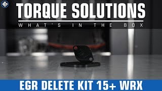 Torque Solutions EGR Delete Kit  Subaru WRX 2015 [upl. by Adar406]