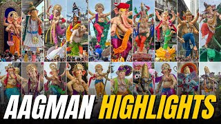 Highlights of Mumbai Ganpati Maha Aagman 2024😍❤️  120 Ganpati Arrivals  Mumbai Ganpati 2024 [upl. by Jedlicka]