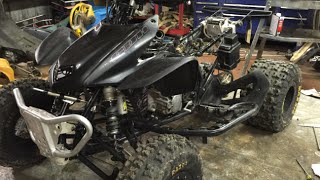 Trx450r  Taking Carb OffI Guess [upl. by Etteragram]