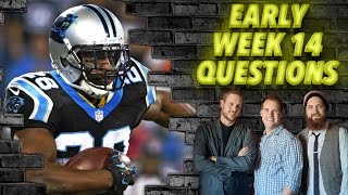 Early Week 14 Questions 2015  The Fantasy Footballers [upl. by Anyg]