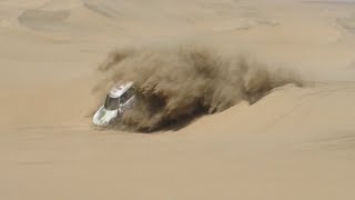 Wypadek Krzysztofa Hołowczyca podczas Rajdu Dakar 2013 [upl. by Philippine]