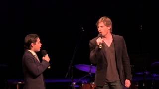 Joshua Colley and Hunter Parrish singing On Wings Of A Swan [upl. by Ahsied]