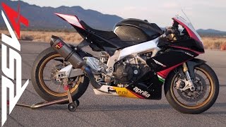 Aprilia RSV4 Track Review [upl. by Swehttam696]