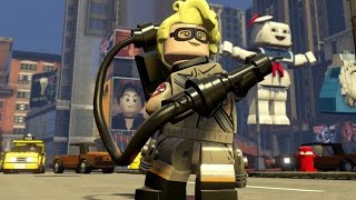 LEGO Dimensions  All 4 Ghostbusters Gameplay Showcase Ghostbusters Adventure World [upl. by Arutnev665]