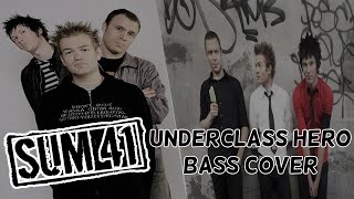 Sum 41 Underclass Hero Bass Cover [upl. by Dugald773]