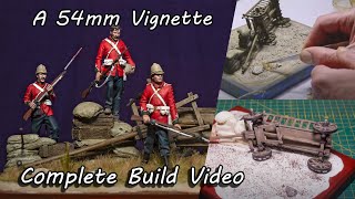 The Defence of Rorkes Drift  A 54mm132 Diorama  Complete build [upl. by Tiernan]