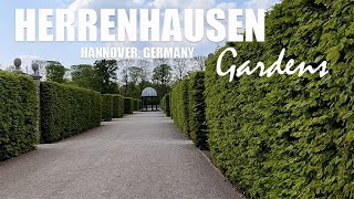 A walk through Herrenhausen Gardens in Hannover  Explore and relax [upl. by Kcirddes]