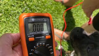 Electrifying Experiment Testing Earthing Grounding Gear with a Multimeter [upl. by Vish]