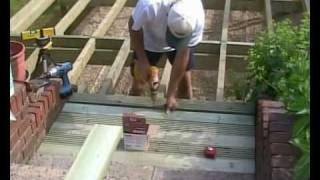 How to Build a Deck Part 06  Fitting decking boards How to Build a Deck with QDeck Products [upl. by Nylatsirhc]