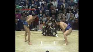 Tochinowaka vs Terao  Haru 1987 栃乃和歌 対 寺尾 [upl. by Ponzo]