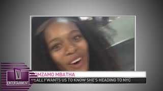 Nomzamo Mbatha Off to New York • VENTERTAINMENT • 20160215 [upl. by Ahsini]