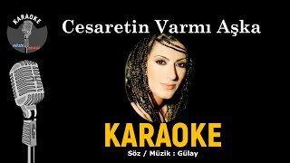 Cesaretin Varmı Aşka  KARAOKE  Cover [upl. by Llenart796]