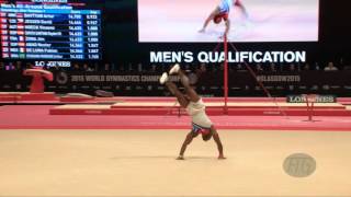 LARDUET Manrique CUB  2015 Artistic Worlds  Qualifications Floor Exercise [upl. by Huang266]