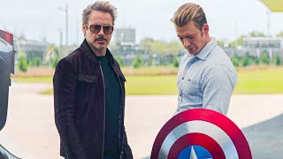 Tony Gives Steve His Shield Back Scene  Avengers Endgame 2019 Movie Clip 4K [upl. by Bikales]