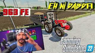 MODIFIED 963 FE TRACTOR Fas Gya 😥SIRRA 💥¬ INDIAN FARMING x BrarTV [upl. by Julian740]