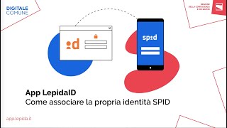 App LepidaID  Associare la propria identità SPID [upl. by Immot]