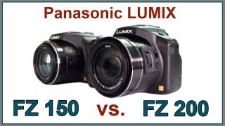 PANASONIC FZ200 AND FZ150 COMPARISON [upl. by Mode521]