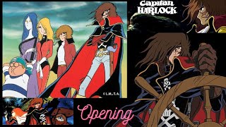 Capitan Harlock Opening en Español  Nostalgia  1978 EPIC ANIME [upl. by Adrial]