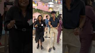 Dancing with creators 😂❤️🤌🏻  Bangalore YouTube event  shorts funwithsiblings [upl. by Lederer]