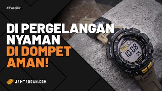 SAHABAT SEJATI PARA PENDAKI Review Casio Pro Trek PRG240 [upl. by Acirea]