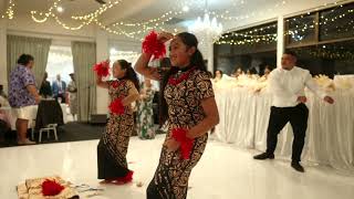 Beautiful Tongan  Samoan performance  Jackie amp Tele Wedding [upl. by Kironde143]