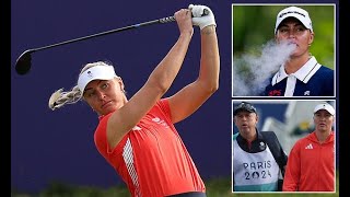 Team GB golfer suffers horrific round after being banned from smoking despite disorderCharley Hul [upl. by Esined605]