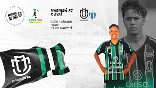 AO VIVO E COM IMAGENS  MARINGÁ FC X AVAÍ  COPA SUL SUB 17 2024 [upl. by Larred]