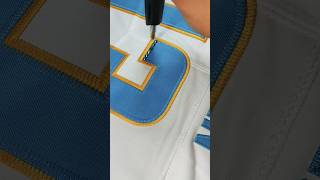 HOW TO BLING A FOOTBALL JERSEY diy howto [upl. by Lledniw]