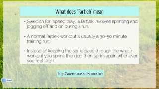 How to Run Fartlek Workouts [upl. by Aracat891]