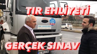 TIR EHLİYETİ VE SINAVI tır ehliyet direksiyonsınavı [upl. by Nitsa]