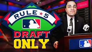 RULE 5 DRAFT ONLY REBUILD in MLB the Show 21 [upl. by Morgun367]