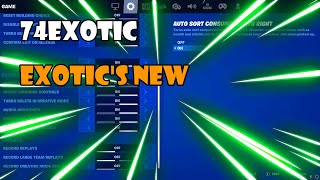 Daily Fortnite Highlights  74exotic Exotics New Settings [upl. by Ellevehs]