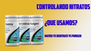 Controlando nitratos Purigen vs Denitrate vs Matrix [upl. by Noitsuj306]