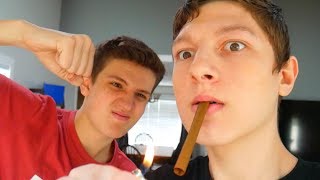 SMOKING IN OUR HOUSE PRANK KICKED OUT [upl. by Thilde]