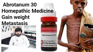 Abrotanum Homeopathic Medicine  Symptoms  How to use  Medicine To Gain Weight  Best Madicine [upl. by Flip]