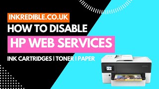 How to Disable Web Services on HP OfficeJet Pro 7720 [upl. by Annayi406]