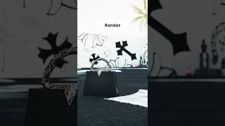 Wireframe vs Renders in Blender art blender3d blender trending [upl. by Airekahs]