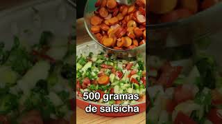 👆 Só Misture TUDO e LEVE Para Assar lanche DELICIOSO lanchefacil receitasfaceis [upl. by Yaned]