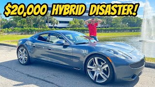 Why you should NEVER EVER buy a cheap Fisker Karma A gorgeous plugin hybrid disaster [upl. by Yrrad]