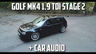 GOLF MK4 19 TDI STAGE 2  CAR AUDIO  Masinisti Ep13 [upl. by Kcitrap]