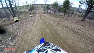 MotoSportcom Helmet Cam Jeff Mort  Sick Bros MX [upl. by Artiek630]