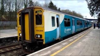 Trains at Newport Abergavenny and Hereford 28th February 2016 [upl. by Helbonnas304]