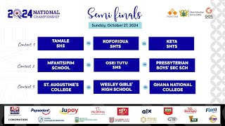 NSMQ2024 SEMIFINAL STAGE  MFANTSIPIM SCH VS OSEI TUTU SHS VS PRESBYTERIAN BOYS’ SECONDARY SCHOOL [upl. by Kirst761]