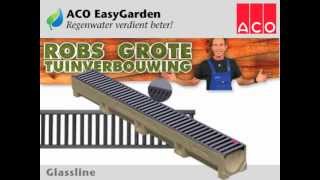 ACO EasyGarden Euroline roostergoot [upl. by Nwaf]