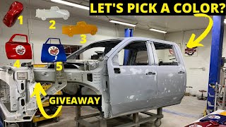 Burnt Silverado Painting Different Colors  Giveaway Day 15 [upl. by Bone367]